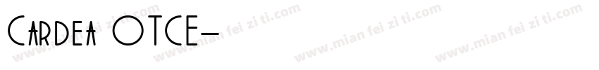 Cardea OTCE字体转换